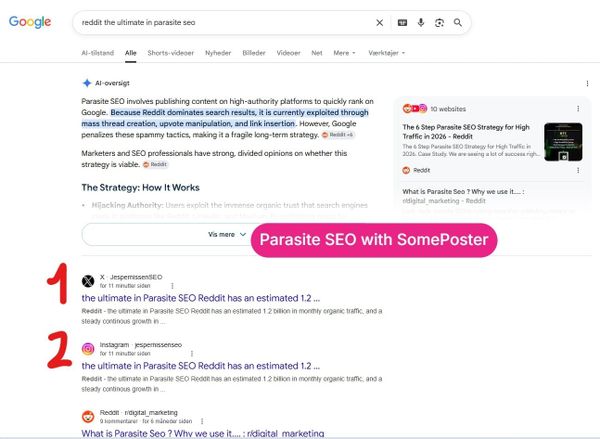 Ranking in 8 minutes with SomePoster
