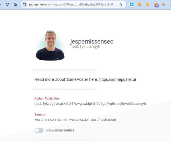 Nostr - the new DR77 social media with dofollow backlinks