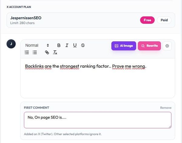 New feature shipped in SomePoster - delayed comments on posts...