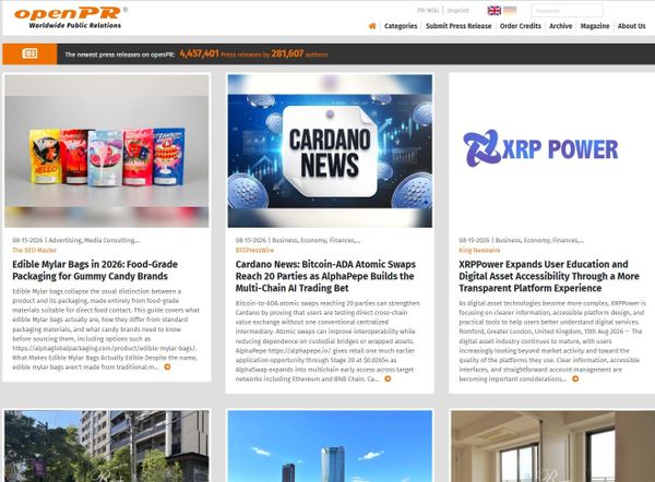 I love this site: openpr . com