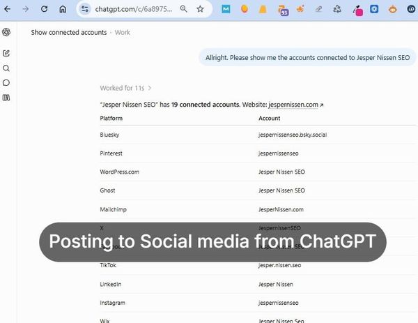 How I use ChatGPT to post to social media
