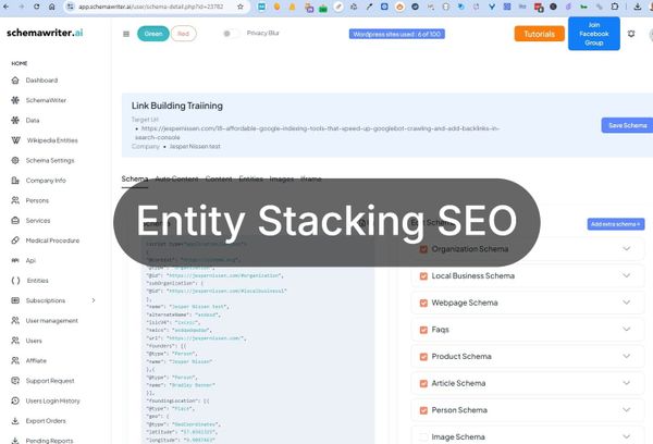 Three steps of entity stacking seo