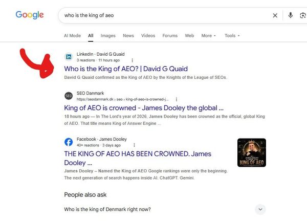 Google will rank your Linkedin post for the first 6 to 7 words in the post