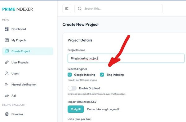 Bing indexing now available in Primeindexer