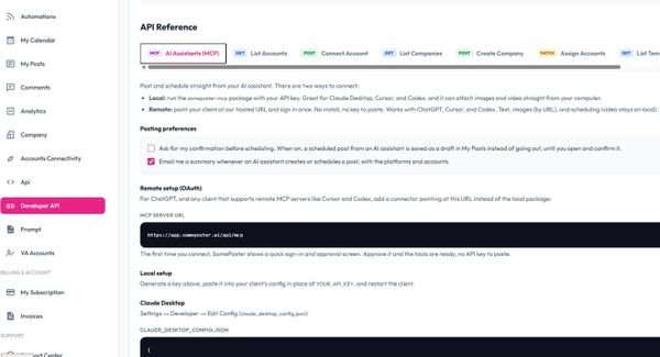 Full developer API and MCP launched for SomePoster
