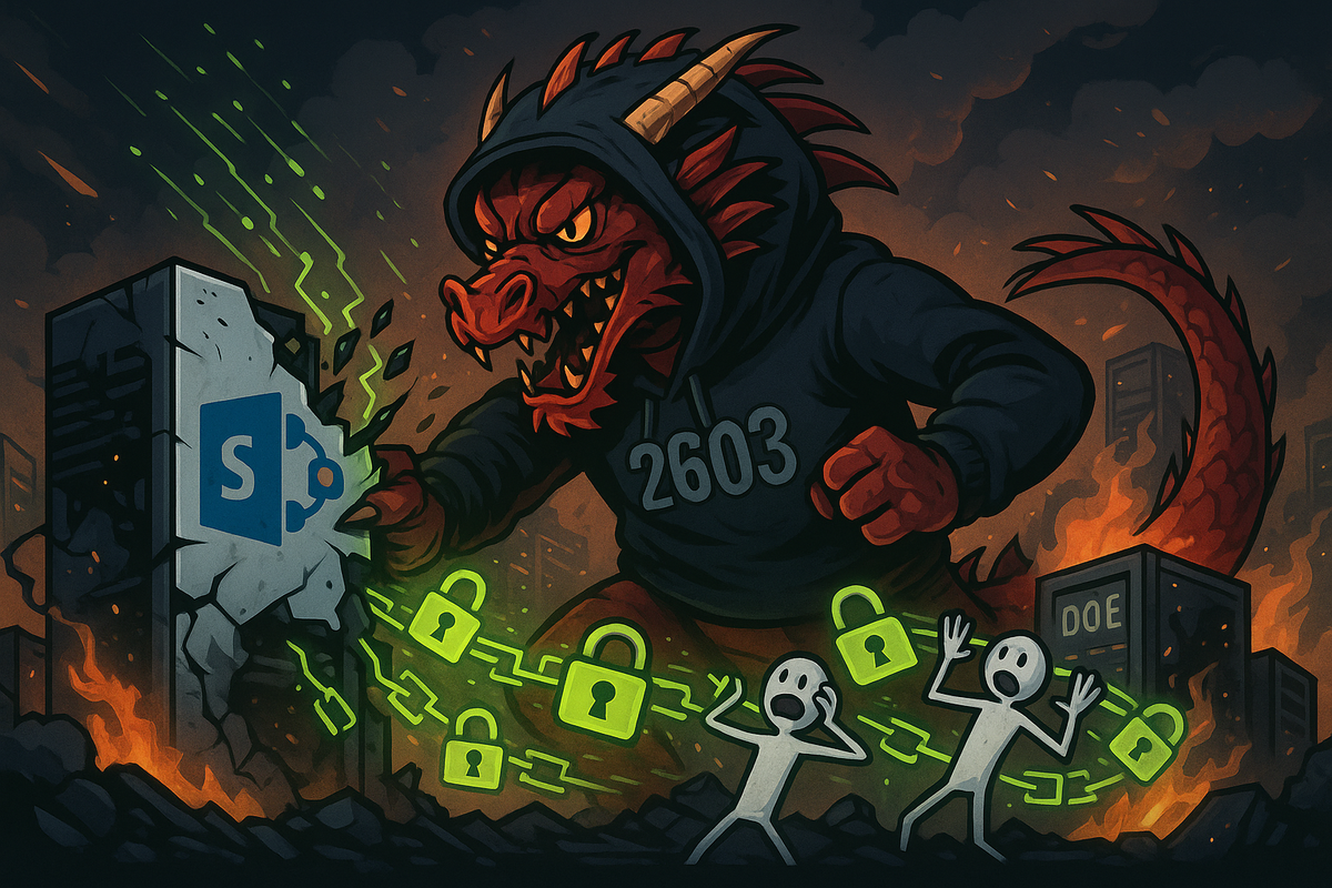 Storm-2603: SharePoint Zero-Day Exploitation and Warlock Ransomware—A Hybrid Financial and Espionage Threat