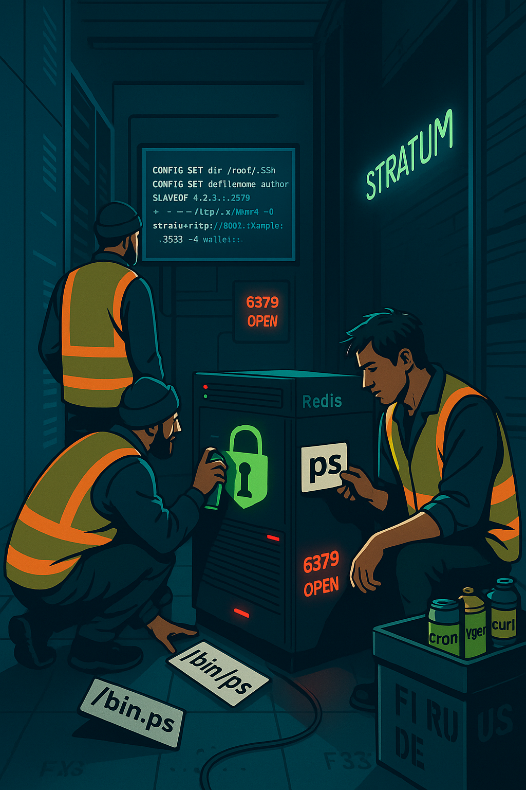 TA-NATALSTATUS: Rootkit-Style Cryptojacking Dominates Exposed Redis Servers Globally