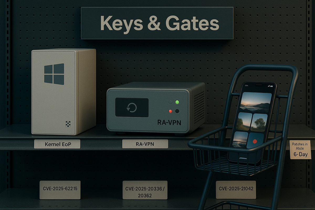 SIGNALS WEEKLY: Keys & Gates — Windows kernel EoP; Cisco RA VPN reloads