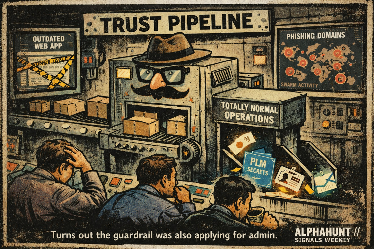 SIGNALS WEEKLY: When Trust Breaks- Pipelines, PLM, and Phishing at Scale