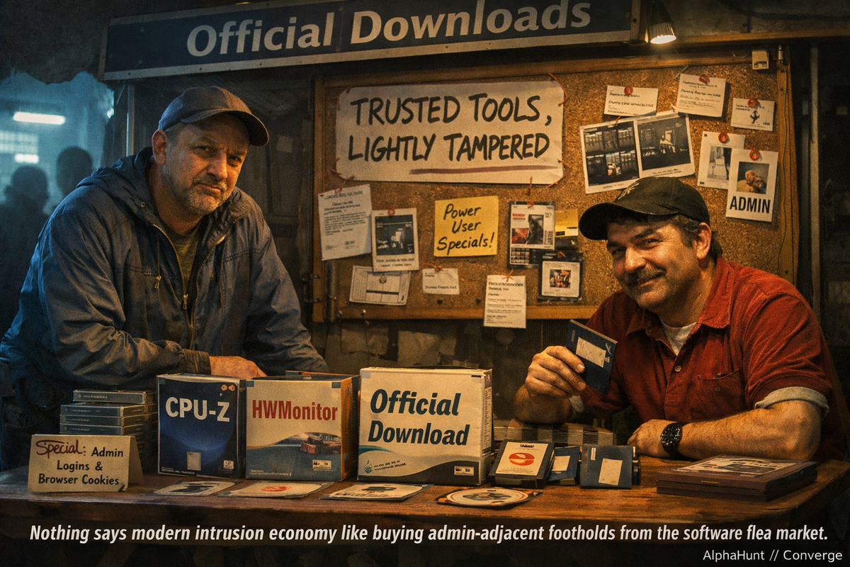 [RESEARCH] CPU-Z was the lure. The real story is who buys the foothold.