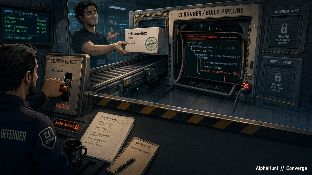 [DEEP RESEARCH] The registry did not see the breach. The runner did.