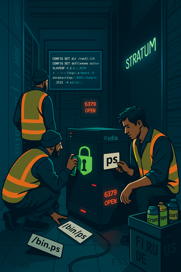 TA-NATALSTATUS: Rootkit-Style Cryptojacking Dominates Exposed Redis Servers Globally