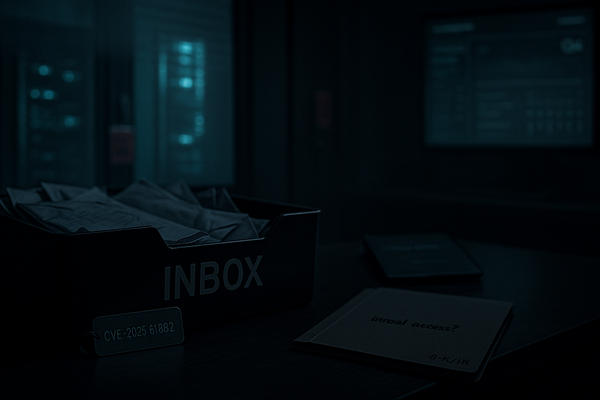 By Dec 31, 2025, will a reputable primary source (Oracle, CISA, Mandiant/MSTIC, affected org’s SEC 8-K/IR blog) confirm at least one breach where CVE-2025-61882 was the initial access vector?