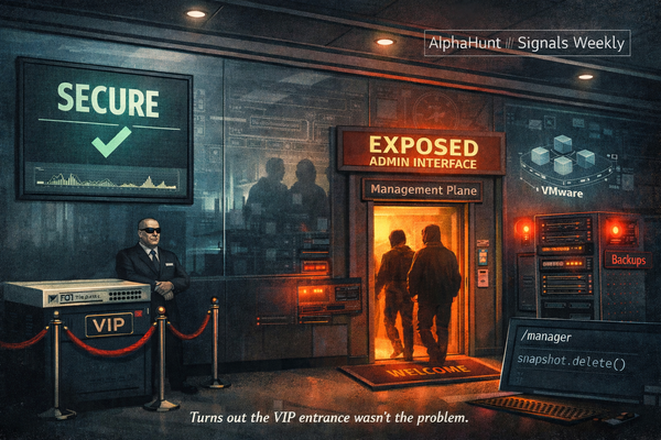 SIGNALS WEEKLY: How AI Is Turbocharging Attacks on 600+ FortiGate Firewalls