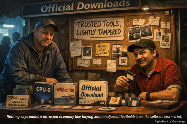 [RESEARCH] CPU-Z was the lure. The real story is who buys the foothold.