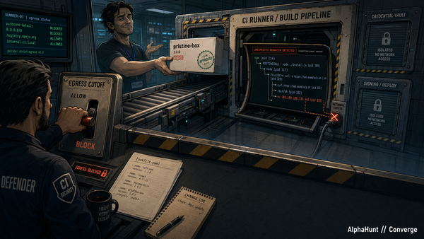 [DEEP RESEARCH] The registry did not see the breach. The runner did.