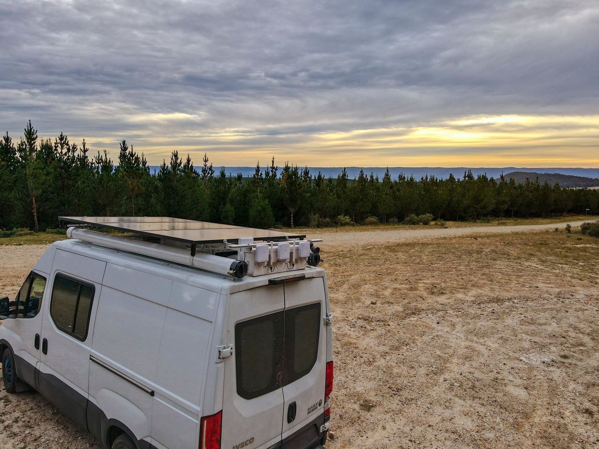 a new chapter: full-time working from a van in a forest