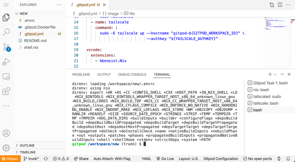 /new convention: think of it as "dotfiles" but "for computers"