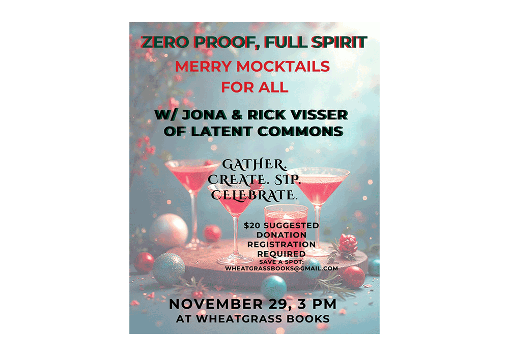 Wheatgrass Books Celebrates Small Business Saturday