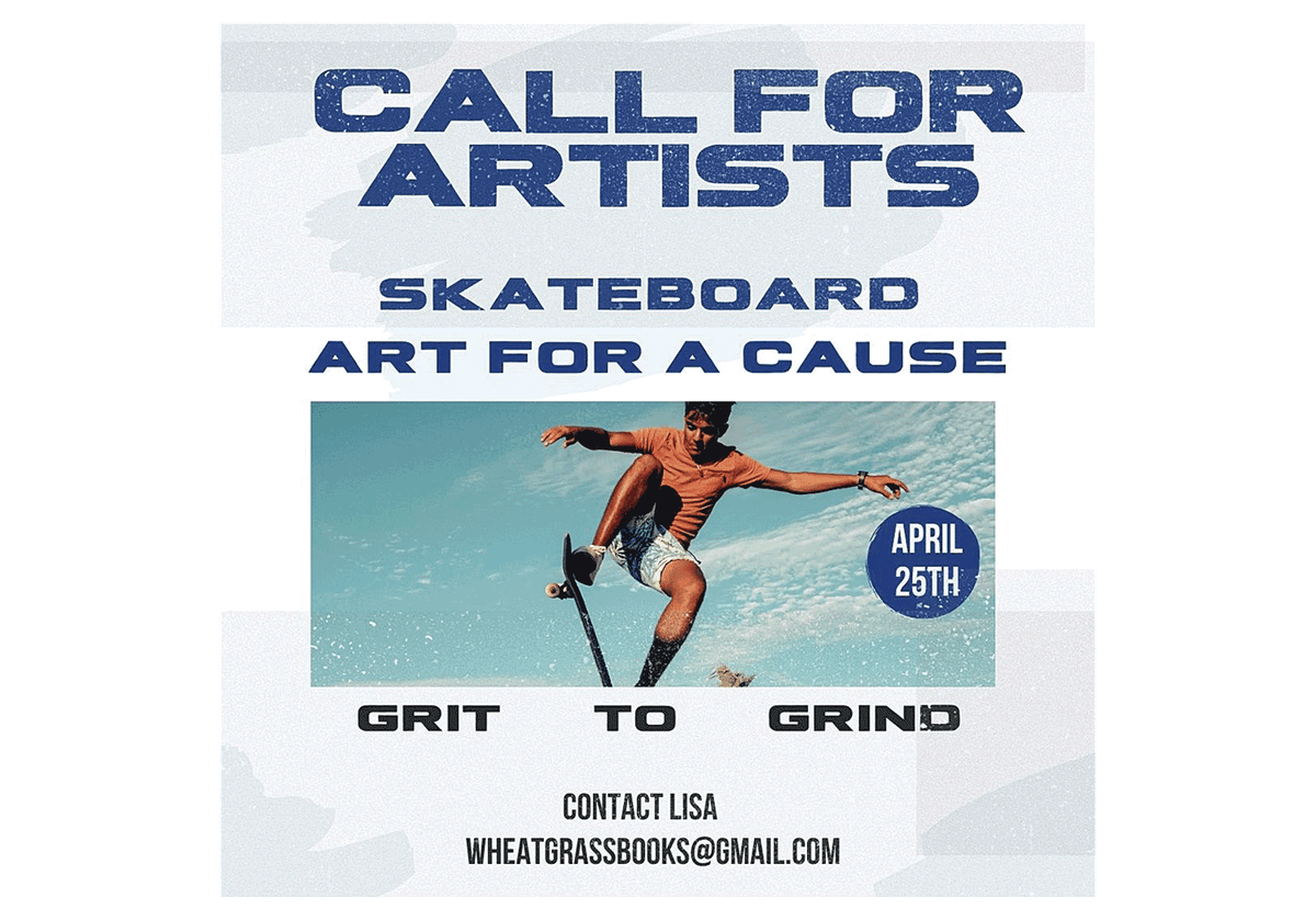 Call for Artists: Skateboard Art for a Cause
