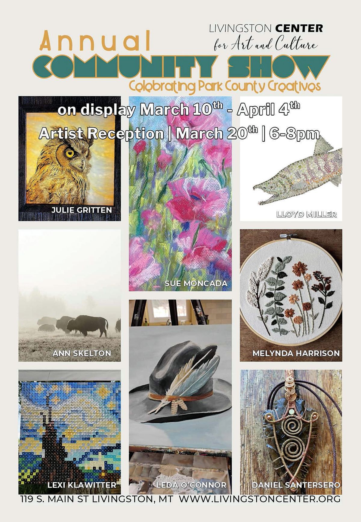 The Livingston Center for Art and Culture is Celebrating Annual Community Show