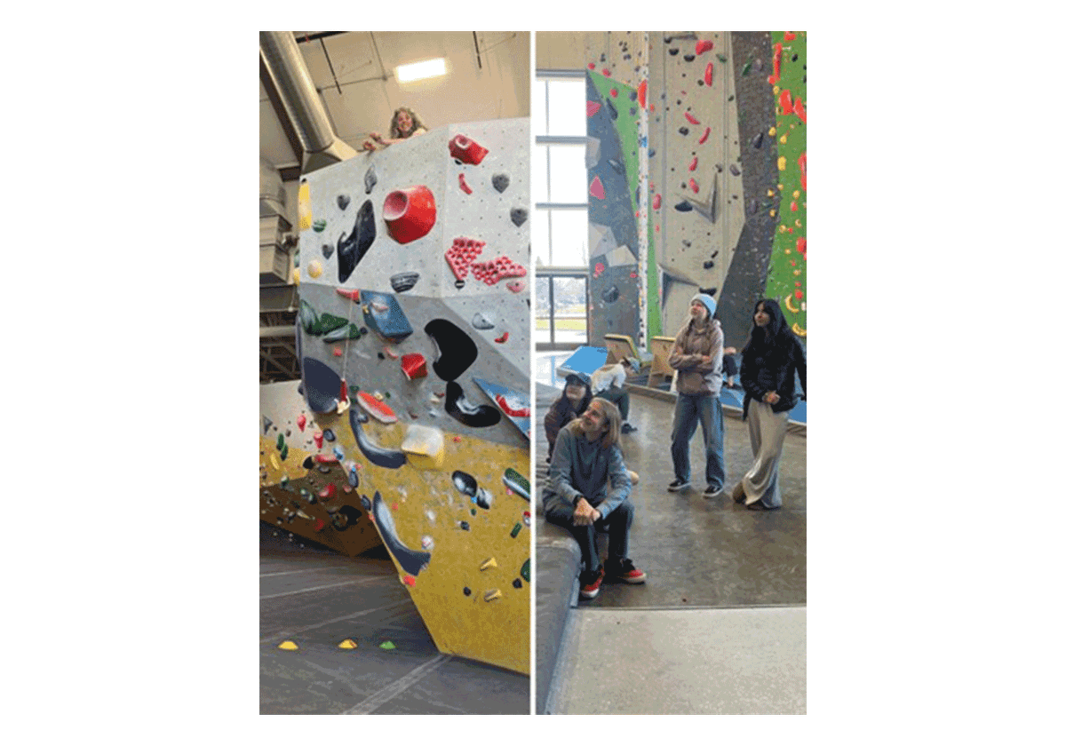 Bozeman Field School Visit Spire Climbing and Fitness