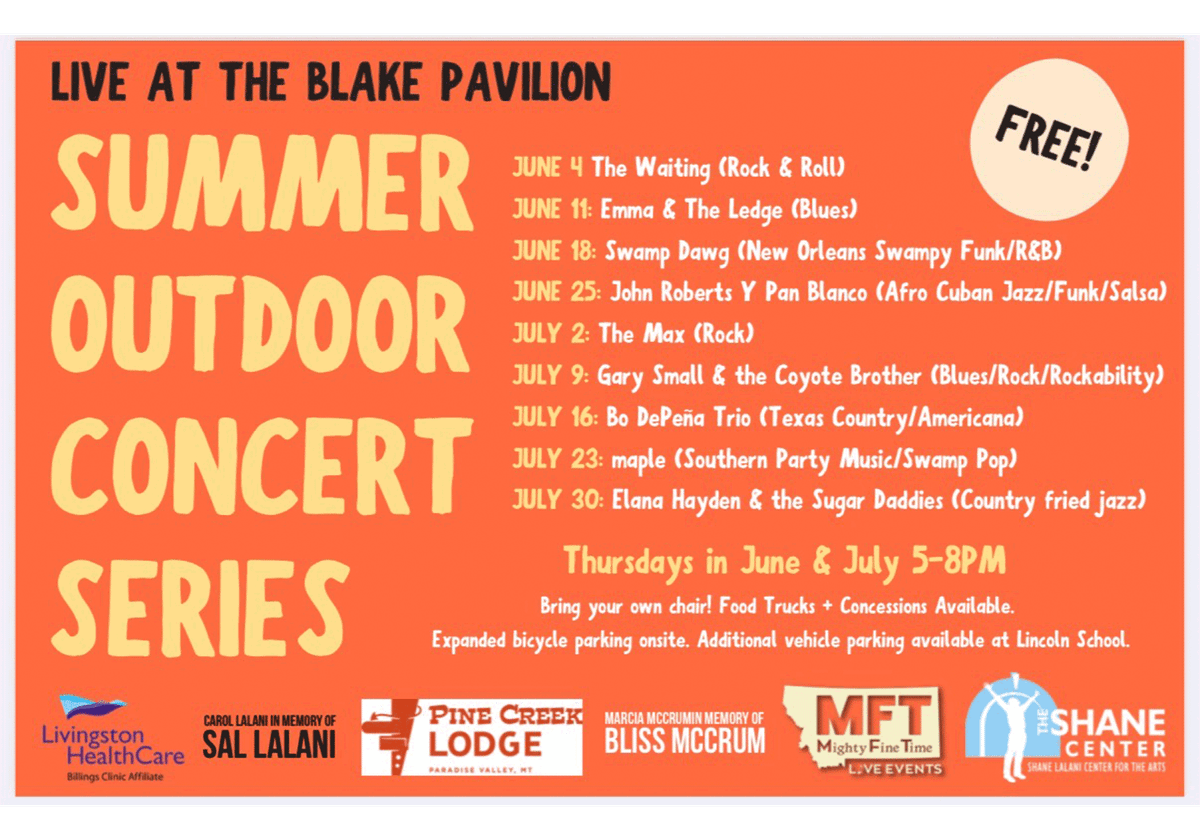Shane Lalani Center for the Arts Announces Summer Outdoor Concert Series Lineup