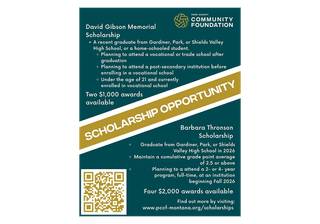 Park County Community Foundation Announces Expanded Scholarship Opportunities