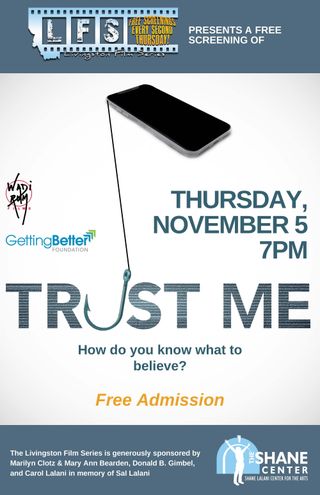 Livingston Film Series Presents: Trust Me