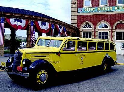 The Yellowstone Bus Tours of Downtown Livingston Begin Memorial Day and are Dedicated to Betsy Luther!