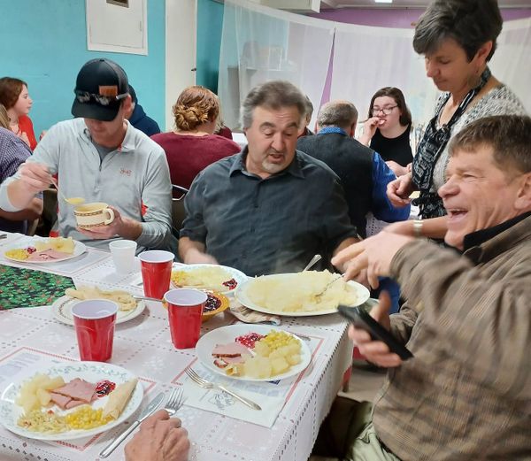 The Annual Lutefisk Dinner  at the Shields River Lutheran Church in Wilsall
