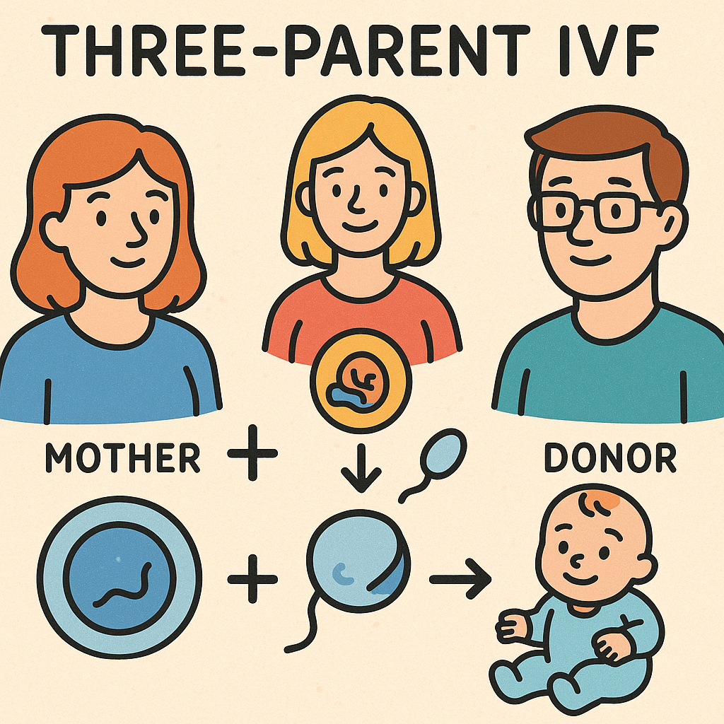 🧬 Three Parents, One Baby: How Science Is Rewriting the Rules of Inheritance