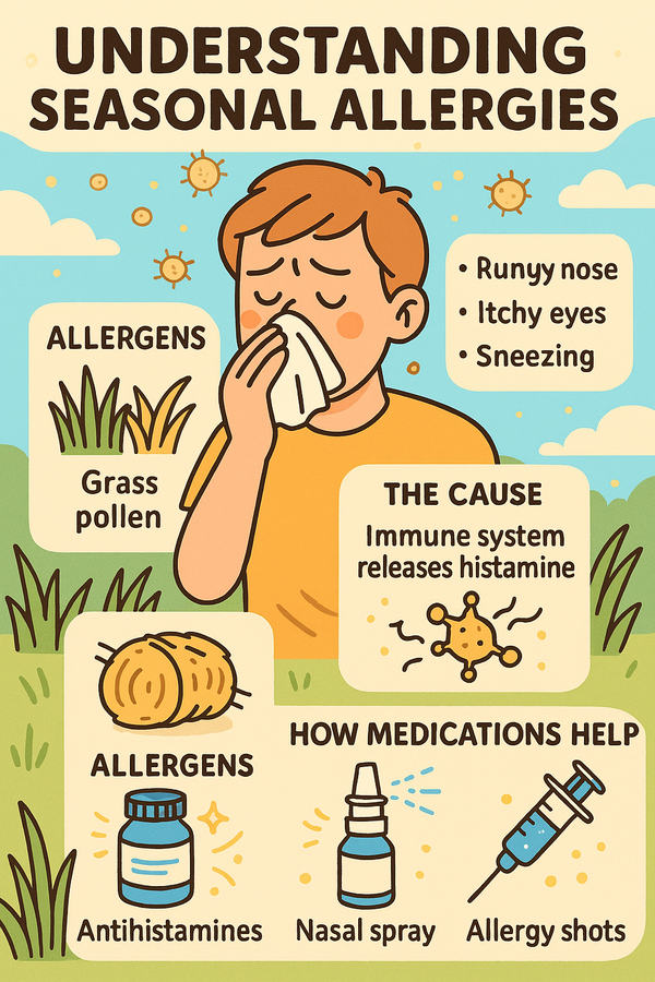 🌾 Understanding Seasonal Allergies: Grass, Hay & Summertime Sneezes