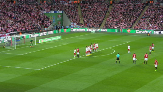 イブラヒモビッチのフリーキック