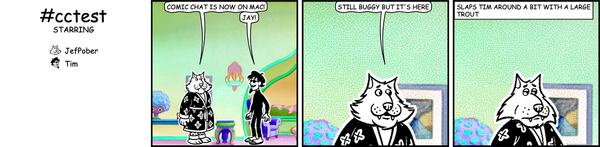 Bringing Microsoft Comic Chat to the Mac using Fable