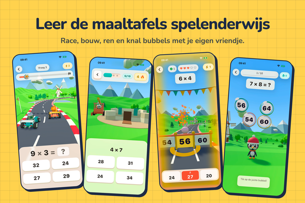 Maaltafels, lijsjes en simulators