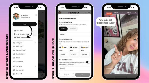 🎥💸 New Feature: Paywalled Livestreams