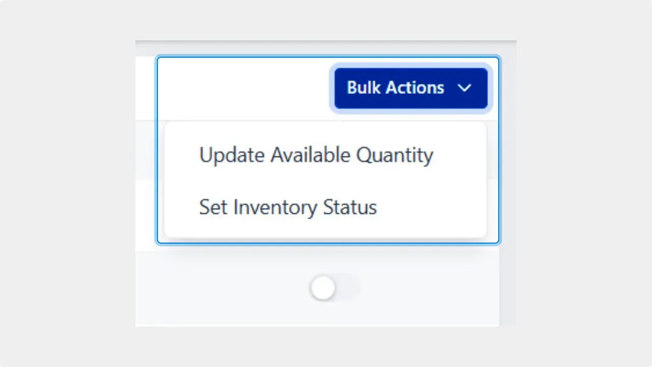 Selecting multiple products and variants using checkboxes