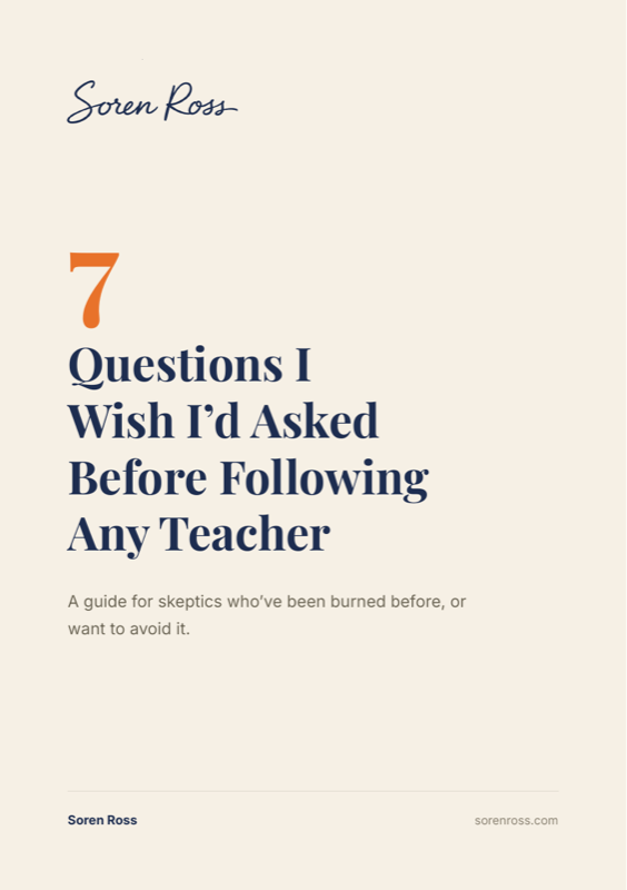 Cover of the 7 Questions guide