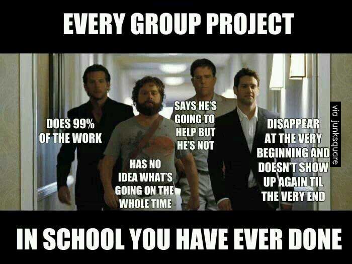 Teacher Meme - Students on Group Projects | Faculty Loungers Gifts for  Teachers