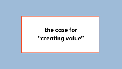 The Case for "Value-First" Narratives