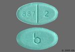 A photographic rendering of an estradiol pill. 