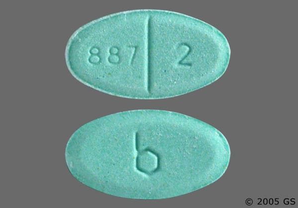 A photographic rendering of an estradiol pill. 