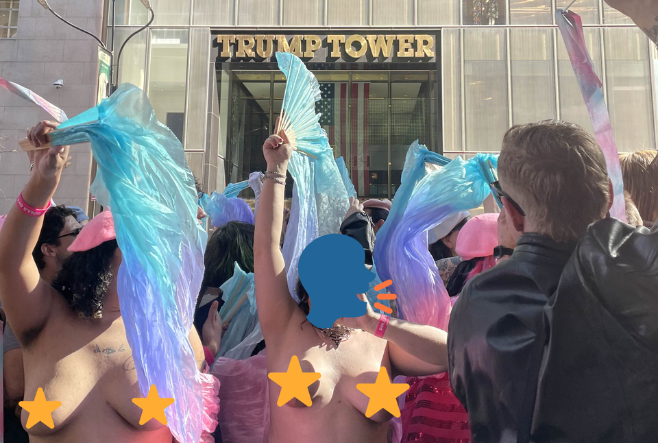Why me and my friends went tits out in front of Trump Tower