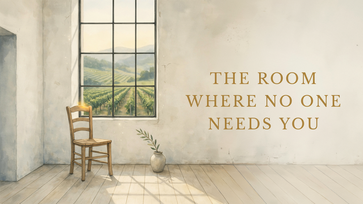 "The Room Where No One Needs You"