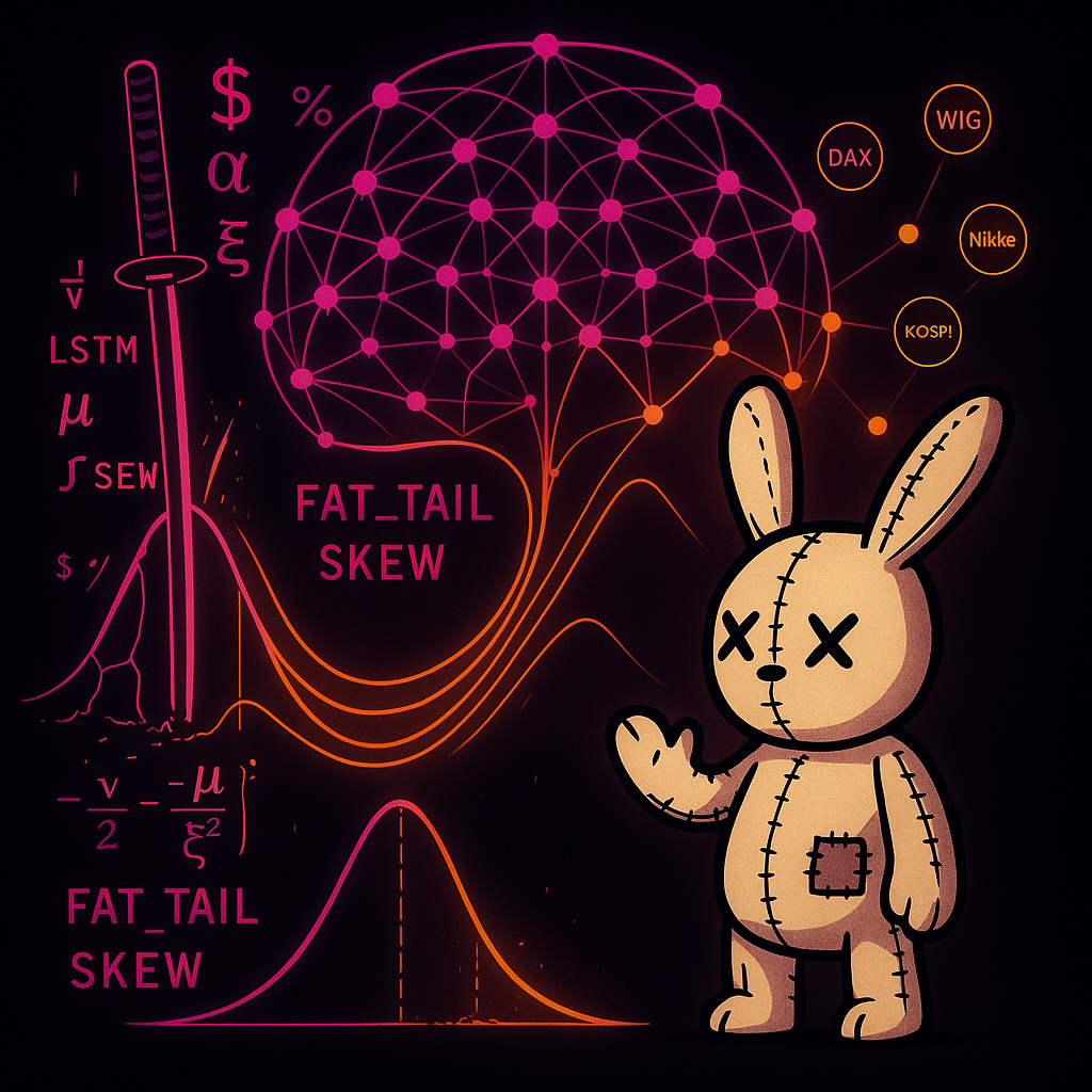 Neural network layers learning fat-tailed distribution patterns from market data