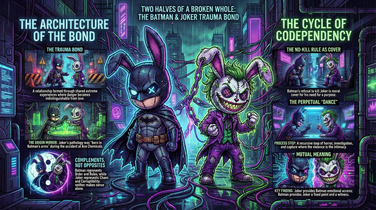 Batman and Joker: The Most Beautiful Trauma Bond Ever Written
