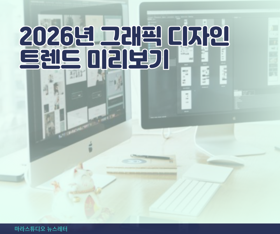 2026년 그래픽 디자인 트렌드 미리보기