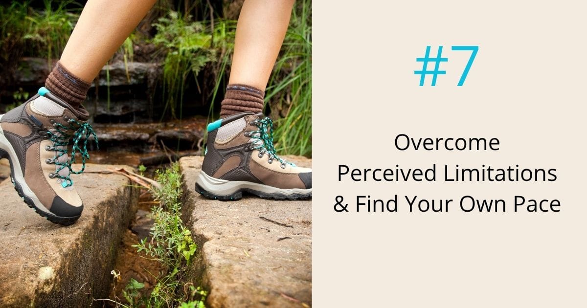 Overcome perceived limitations and find your own pace- episode 7 Om WOW Podcast