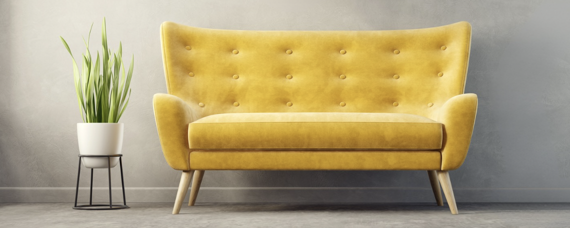 yellow couch